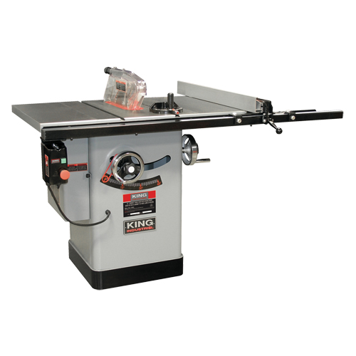 Cabinet Table Saw with Riving Knife, 230 V, 9.6 A, 3850 RPM Sécurité Médic