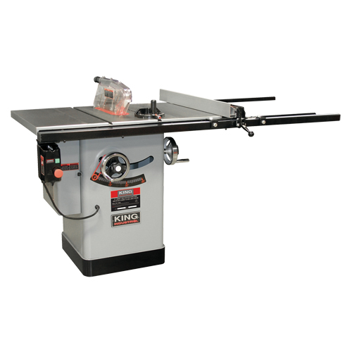 Cabinet Table Saw with Riving Knife, 230 V, 9.6 A, 3850 RPM Sécurité Médic