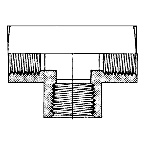 Female Pipe Tees, Brass, 1/8" Sécurité Médic