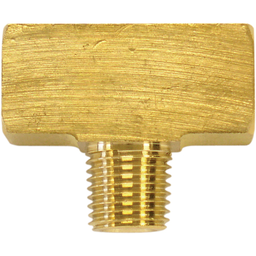 Male Branch Tee, Brass, 1/4" Sécurité Médic