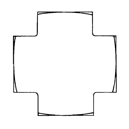 Cross 1/8" NPT Sécurité Médic