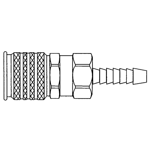 Uniquik Quick Coupler, Brass Sécurité Médic