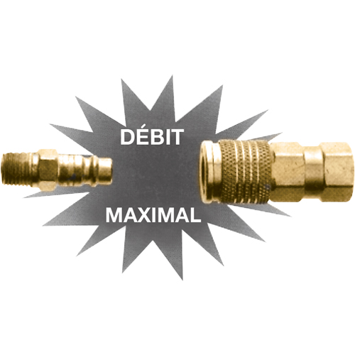 Ultraflo Interchange Plugs, 1/4" Sécurité Médic