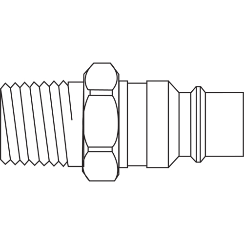 Ultraflo Interchange Plugs, 1/4" Sécurité Médic