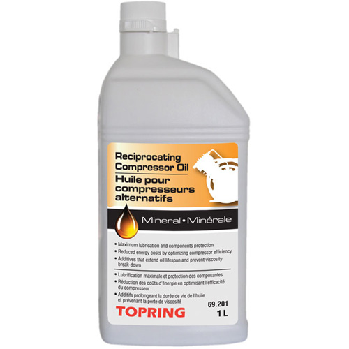 Reciprocating Compressor Oil Sécurité Médic