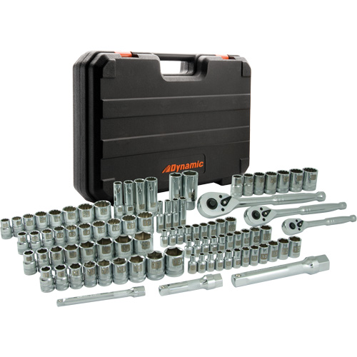 Socket Set with Accessories, 89 Pcs, Deep Sécurité Médic