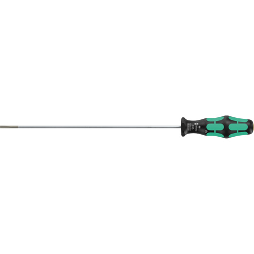 Slotted Screwdriver, 1/8" Tip, 8" L, Cushion Grip Handle Sécurité Médic