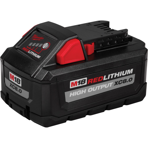 M18 Redlithium High Output XC8.0 Battery Pack, Lithium-Ion, 18 V, 8.0 Ah Sécurité Médic