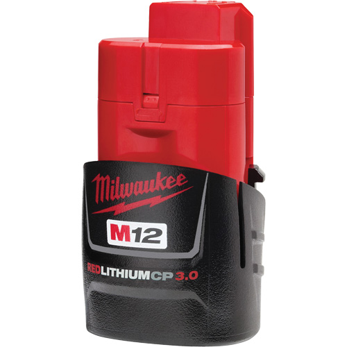 M12 Redlithium 3.0 Compact Battery Pack, Lithium-Ion, 12 V, 3.0 Ah Sécurité Médic