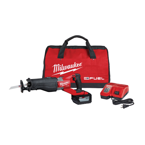 M18 Fuel Super Sawzall&reg; Reciprocating Saw Kit, 18 V, Lithium-Ion Battery, 0-3000 SPM Sécurité Médic