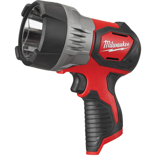 Projecteur M12, DEL, 750 lumens, 4 hres de fonctionnement, Bloc-pile Rechargeable, Plastique Sécurité Médic