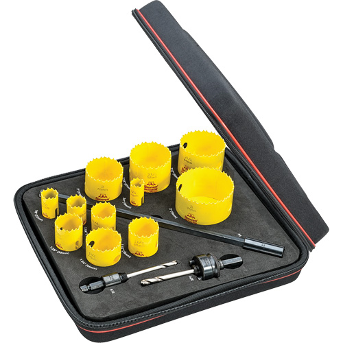 Industrial Hole Saw Kit, 14 Pieces Sécurité Médic