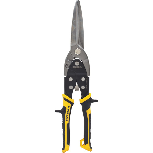 Cisailles longues Fatmax, Longueur de coupe de 3-9/50", Coupe Droit Sécurité Médic