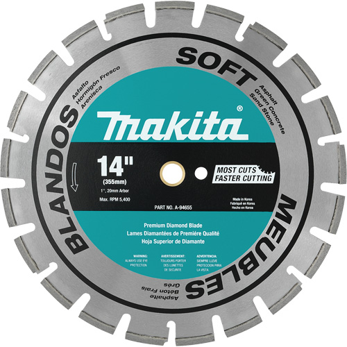 Soft Material Segmented Diamond Blade Sécurité Médic