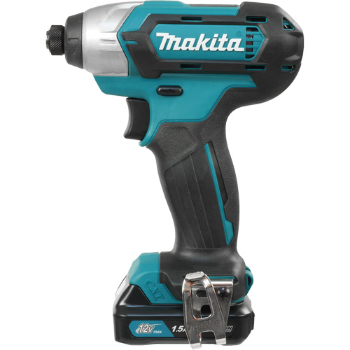 CXT Impact Driver Kit, 1/4", 970 in-lbs Max. Torque, 12 V, Lithium-Ion Sécurité Médic