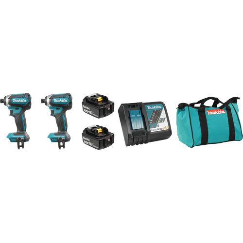 LXT&reg; 2-Tool Brushless Motor Combo Kit, Lithium-Ion, 18 V Sécurité Médic