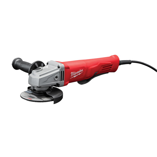 Small Angle Grinder with Lock-On Paddle Switch, 4-1/2", 120 V, 11 A, 12000 RPM Sécurité Médic