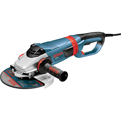 High Performance Large Angle Grinder, 9", 120 V, 15 A, 6500 RPM Sécurité Médic
