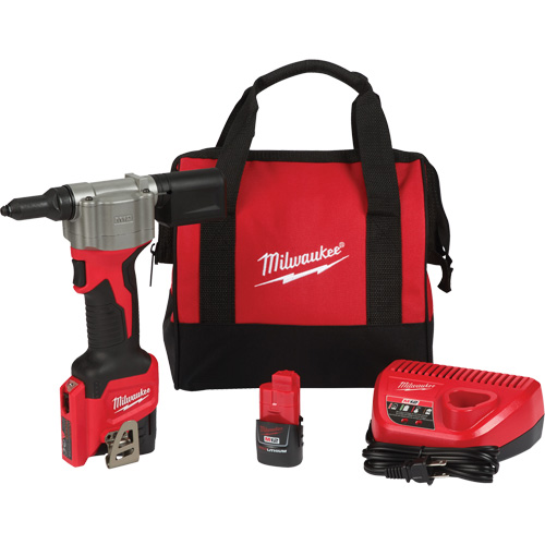 Ensemble outil &agrave; riveter M12 Sécurité Médic