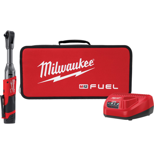 M12 Fuel Extended Reach Ratchet Kit, 12 V, 3/8" Drive Sécurité Médic