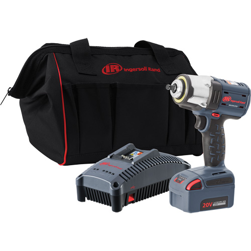 IQv20 Compact Cordless Impact Wrench Kit, 20 V, 3/8" Socket Sécurité Médic