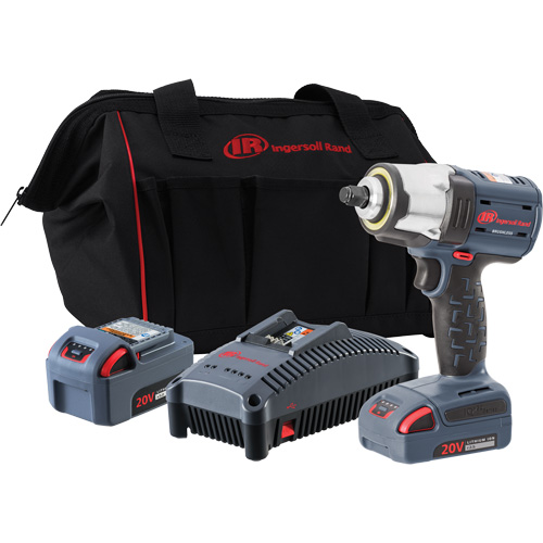 IQv20 Compact Cordless Impact Wrench Kit, 20 V, 1/2" Socket Sécurité Médic