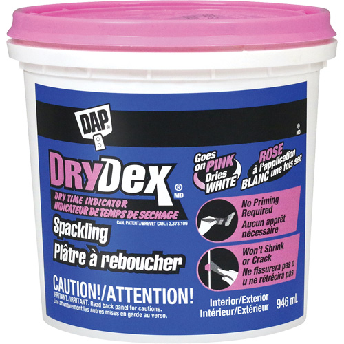 DryDex&reg; Spackling, 946 ml, Plastic Container Sécurité Médic