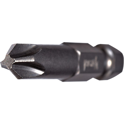 Embout pour outil &eacute;lectrique, Phillips, Embout #2, Prise 1/4", Longueur 2-3/4" Sécurité Médic