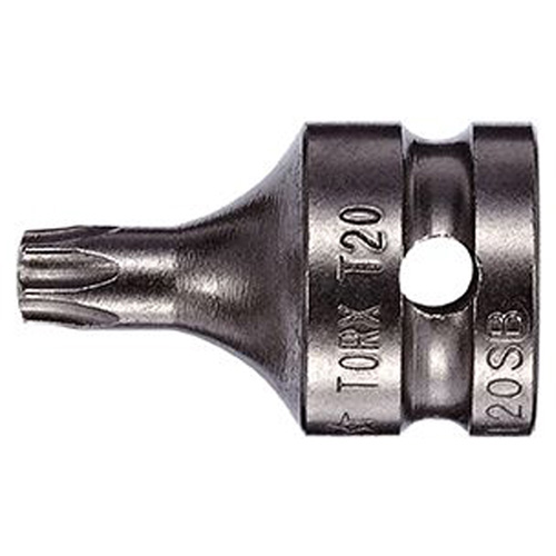 Socket Bit, Torx&reg;, 25 x 1-1/8" L, 3/8" Drive Sécurité Médic