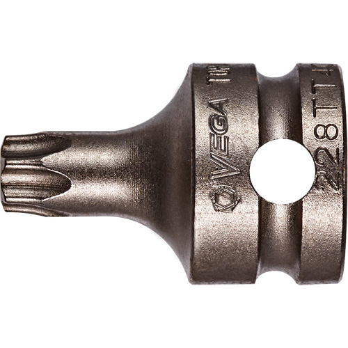 Socket Bit, Torx&reg; Tamper, 25 x 1" L, 3/8" Drive Sécurité Médic