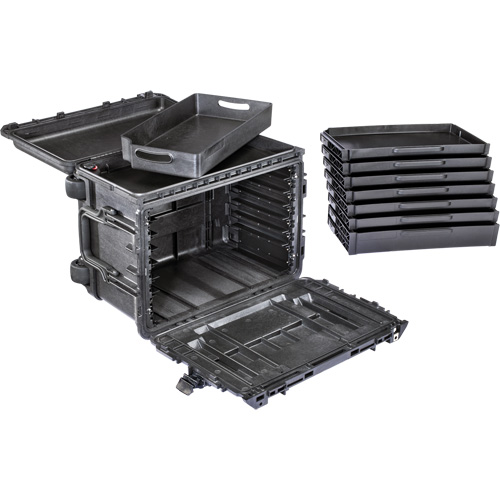 Gen 2 Mobile Tool Chest, 24" W, 6 Drawers, Black Sécurité Médic