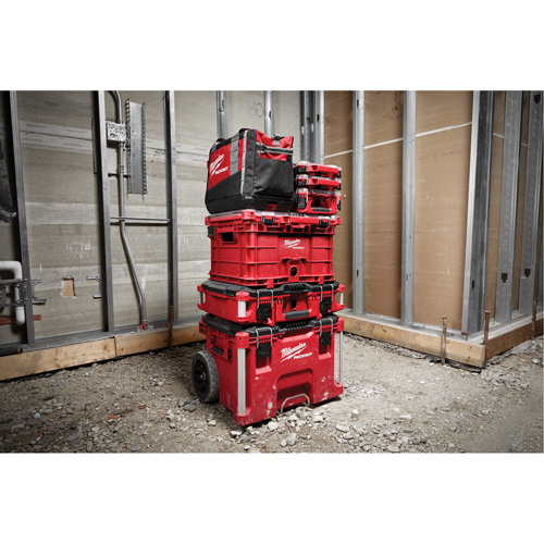 Caisse Packout, 15-2/5" x 18-3/5" x 9-9/10", Rouge Sécurité Médic