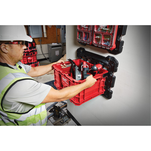 Caisse Packout, 15-2/5" x 18-3/5" x 9-9/10", Rouge Sécurité Médic
