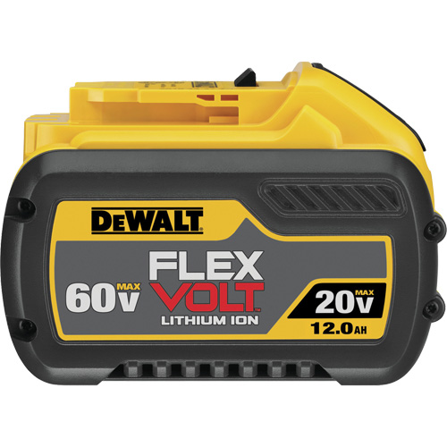 FlexVolt&reg; Max Battery, Lithium-Ion, 20 V/60 V, 12 Ah Sécurité Médic