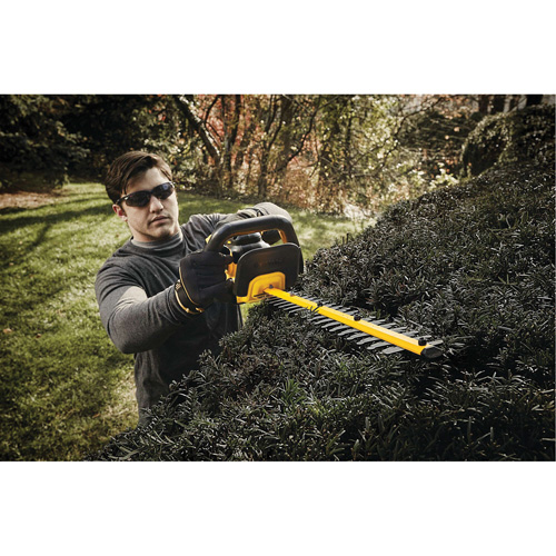 Max Cordless Hedge Trimmer, 22", 20 V, Battery Powered Sécurité Médic