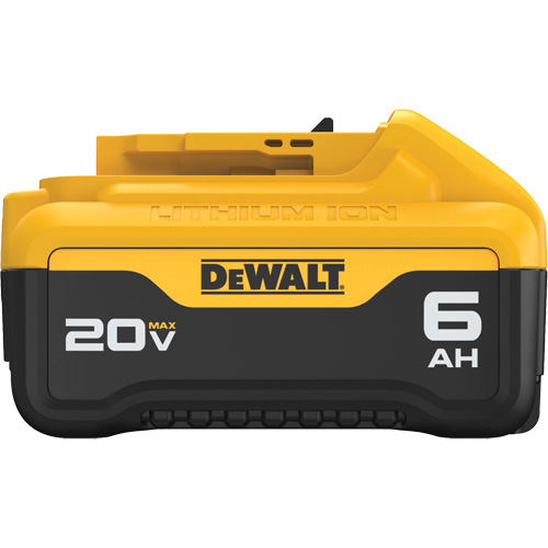 Max XR&reg; Premium Battery Pack, Lithium-Ion, 20 V, 6 Ah Sécurité Médic