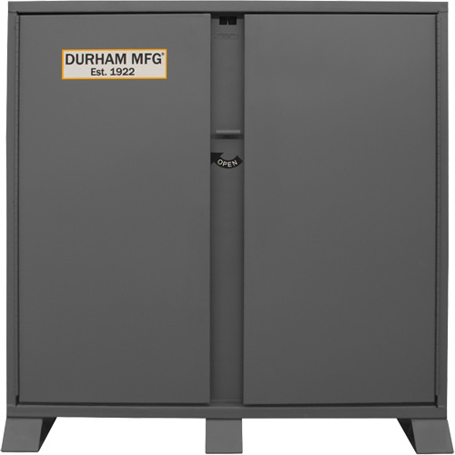 Jobsite Storage Shelving Cabinet, Steel, 47.5 Cubic Feet, Grey Sécurité Médic