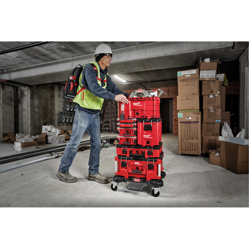 Coffre &agrave; outils compact Packout, 10" x 16-1/5" x 13", Noir/Rouge Sécurité Médic