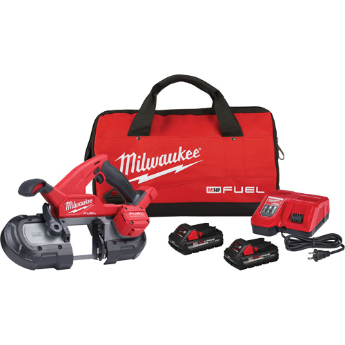 M18 Fuel Compact Band Saw Kit, 18 V, 3-1/4" Capacity Sécurité Médic