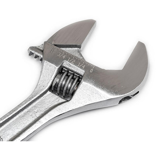 Cl&eacute; &agrave; molette — en sac, 8" lo, la max. 1-1/8"/29 mm, Chrome Sécurité Médic