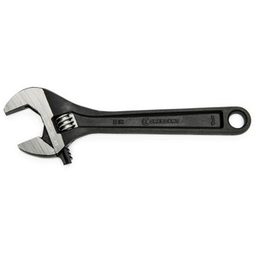 Adjustable Wrench, 6" L, 15/16" Max Width, Black Oxide Sécurité Médic