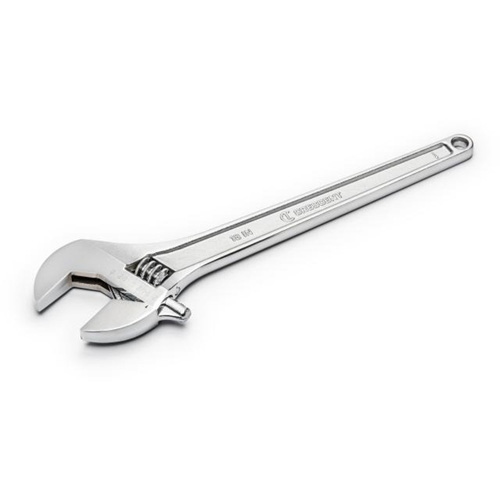 Adjustable Wrench, 18" L, 2-1/16" Max Width, Chrome Sécurité Médic