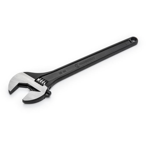 Adjustable Wrench, 15" L, 1-2/3" Max Width, Black Sécurité Médic