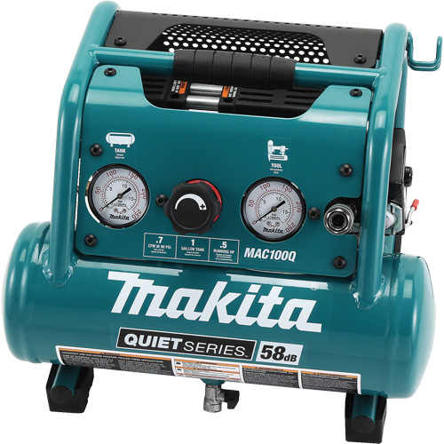 Compresseur d'air s&eacute;rie Quiet, &eacute;lectrique, 1 gal. (1,2 gal. US), 135 PSI, 120/1 V Sécurité Médic