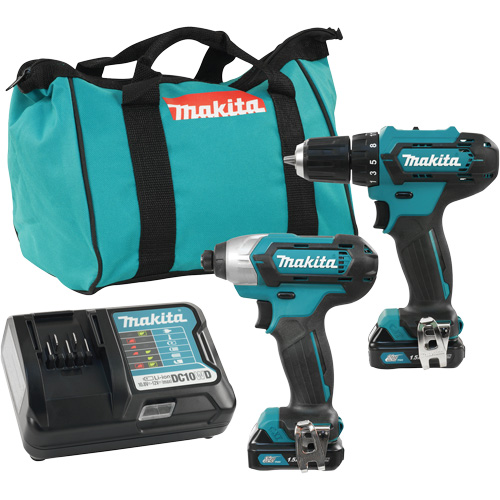 Cordless Drill & Driver Kit, Lithium-Ion, 12 V Sécurité Médic