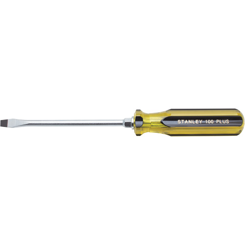 Tournevis pour &eacute;crous &agrave; fente 100 PLUS, Tige de 5/16", Ronde, 11" lo, Prise en Plastique Sécurité Médic