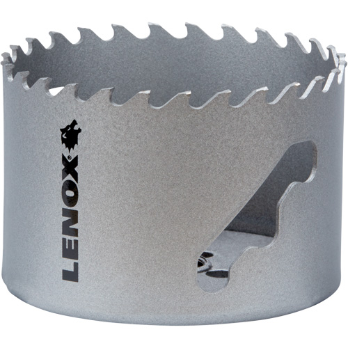 SPEED SLOT&reg; Carbide Tipped Hole Saw, 3", Bi-Metal Sécurité Médic