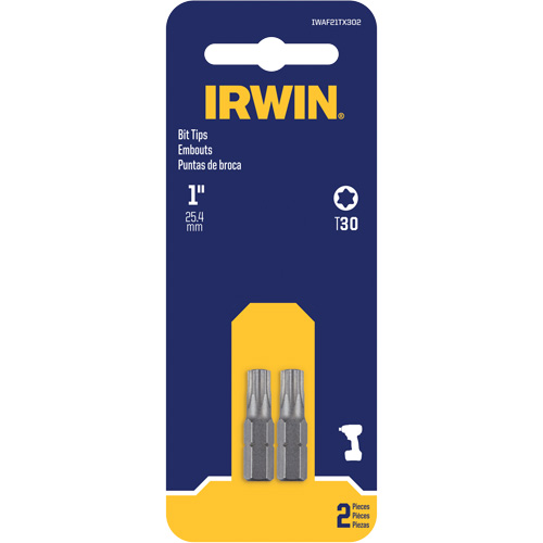 Embouts de tournevis &agrave; ins&eacute;rer, Torx, T-30, Prise 1/4" Sécurité Médic