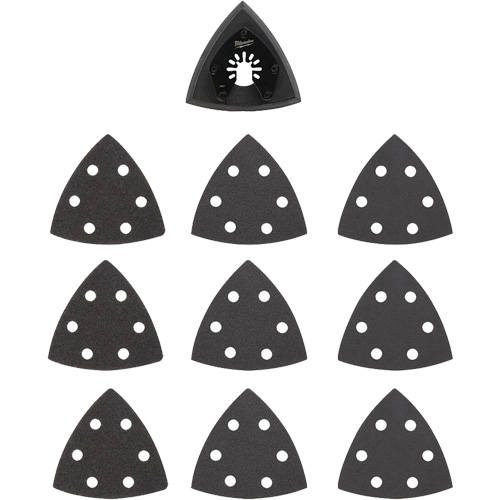 3-1/2" Open-Lok Triangle Sanding Pad Kit Sécurité Médic