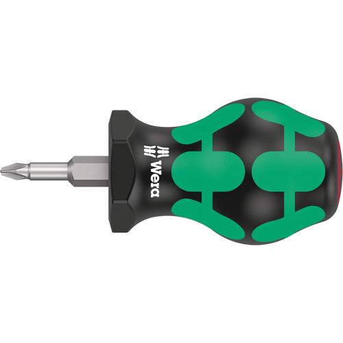 Stubby Phillips Screwdriver, #1, 4" L, Plastic Handle Sécurité Médic